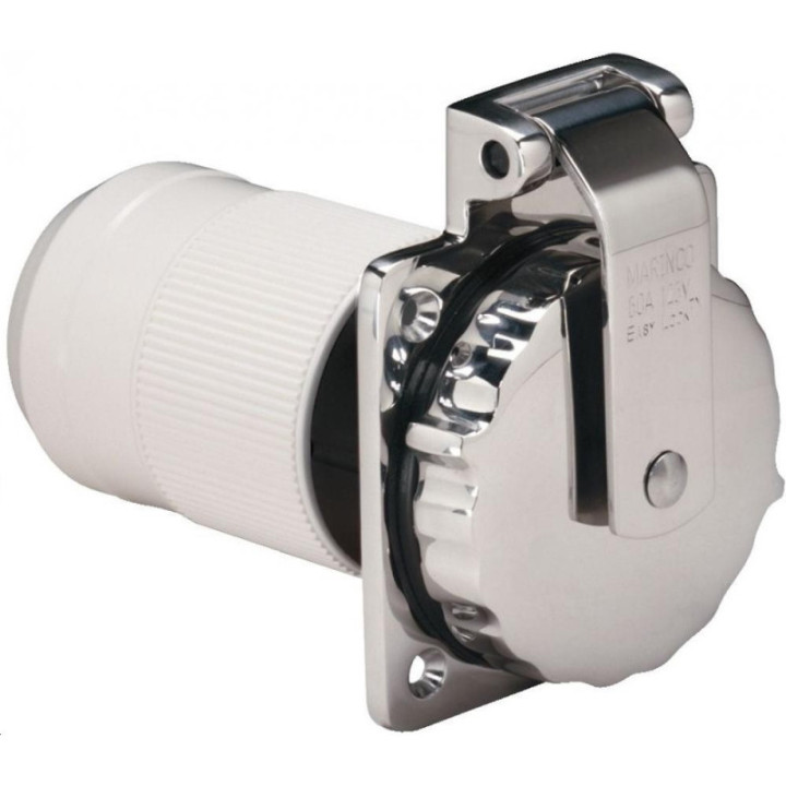 Socle inverse inox 32A 2P+T 220V