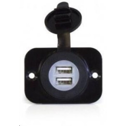 Prise double USB 12/24V