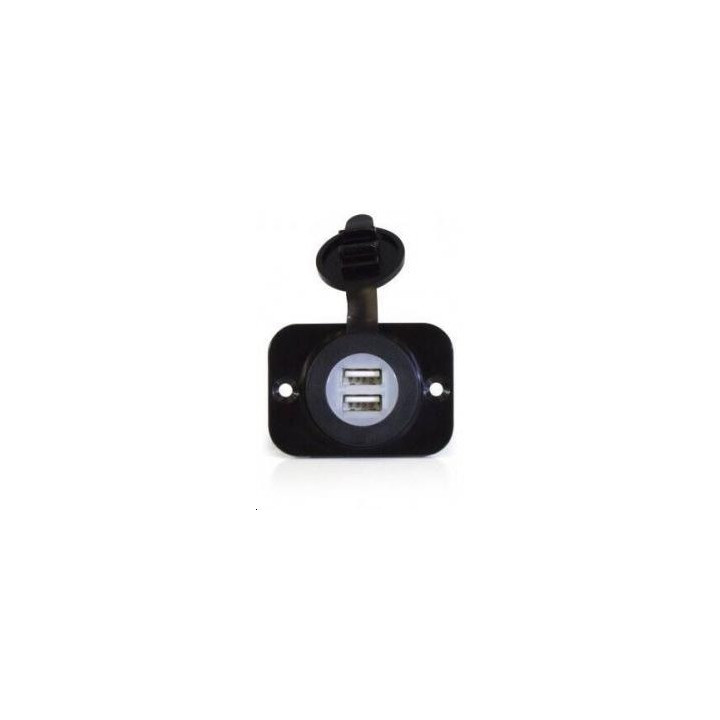 Prise double USB 12/24V