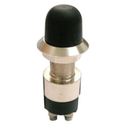 Bouton poussoir 30A OFF-MOM noir