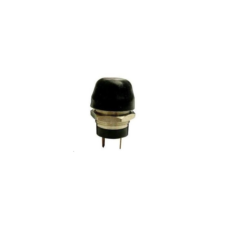 Bouton poussoir 20A OFF-MOM noir