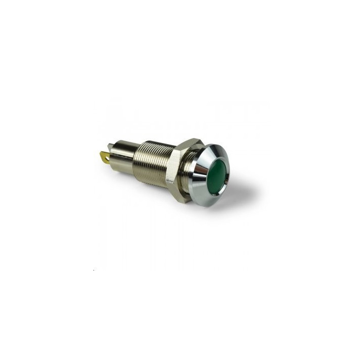 Voyant LED vert 12/24V