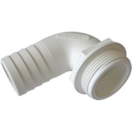 Raccord coudé 90° annelé pour tuyau