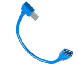 USB extension cable 0,3m one side r