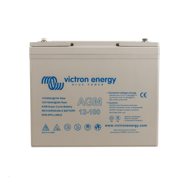 12V/100Ah AGM Super Cycle Batt. (M6