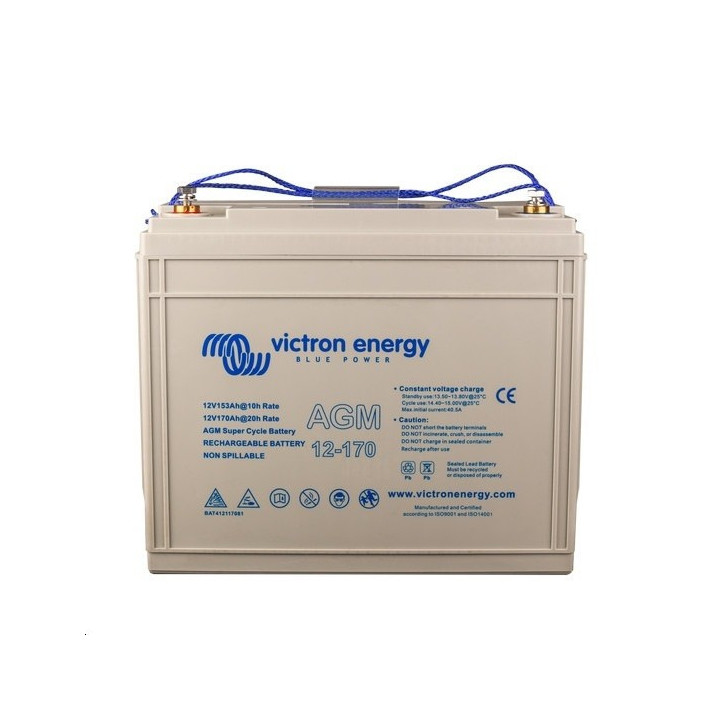 12V/170Ah AGM Super Cycle Batt. (M8