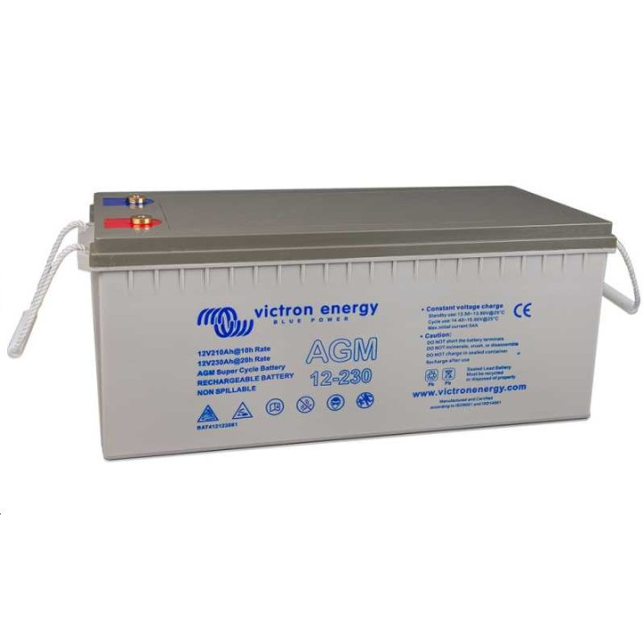 12V/230Ah AGM Super Cycle Batt. (M8