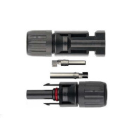 Solar connector pair MC4, 1x Male/1