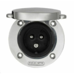 Power Inlet stainless steel with co