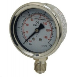 MANO 0-16 B.M1/4G Ø50 INOX