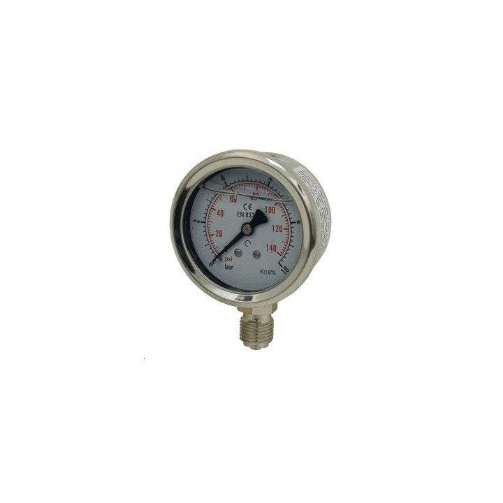 MANO 0-16 B.M1/4G Ø50 INOX