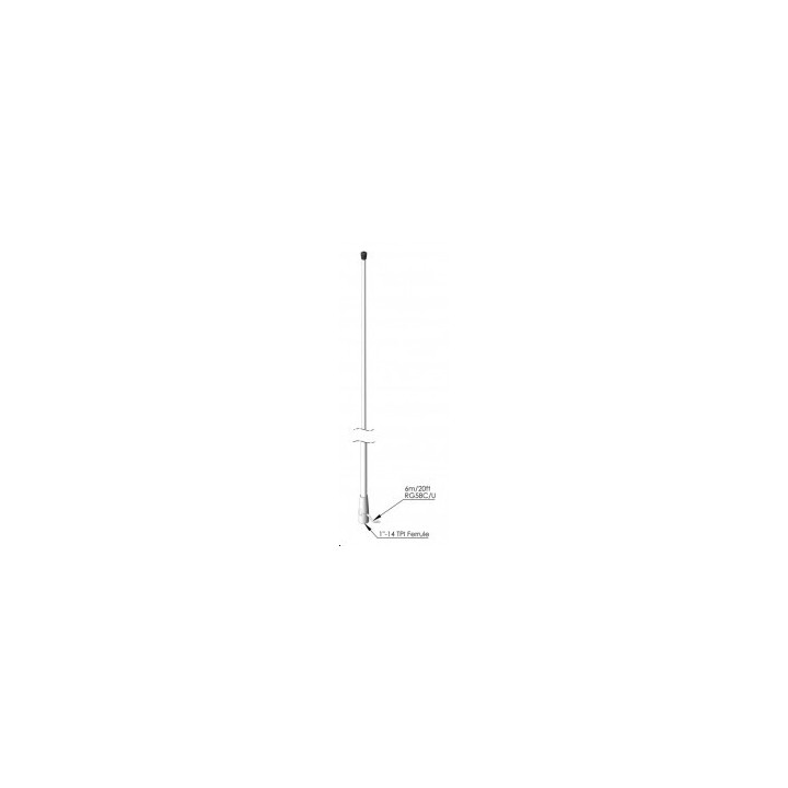 """Light weight fibreglass antenna,