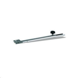 Glissière inox 30 cm / repliée 18 c