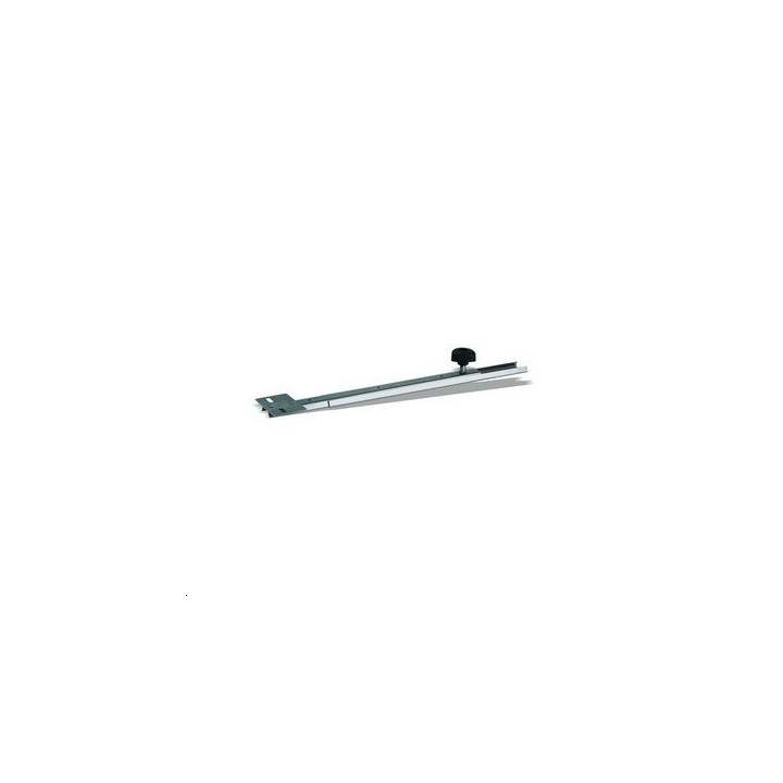 Glissière inox 30 cm / repliée 18 c