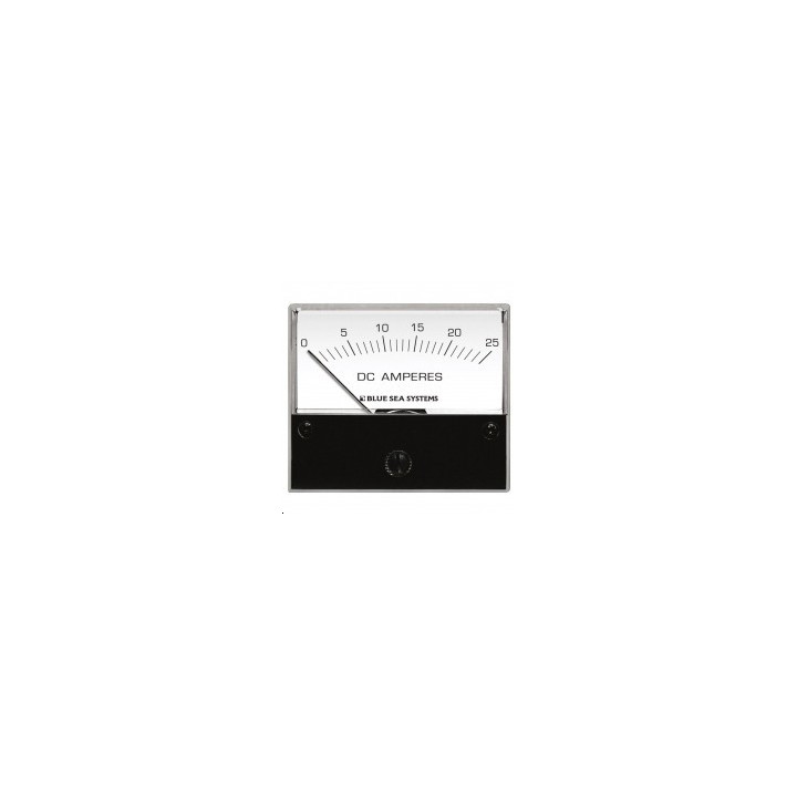 Ampèremètre DC 0–25A avec shunt int