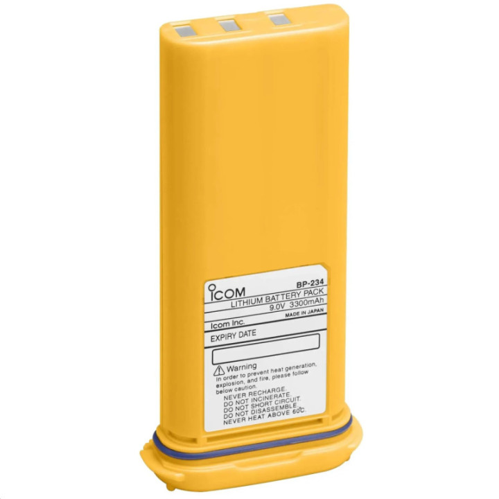 Pile lithium métal 9V 3300mAh