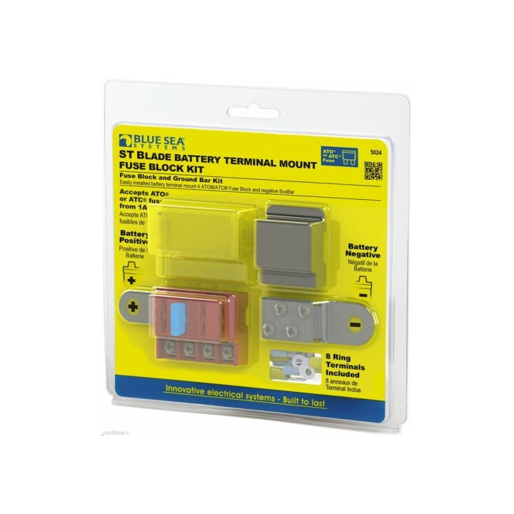 ST Blade Battery Terminal Mount Fus