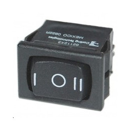 Rocker Switch DPDT - ON-OFF-(ON)