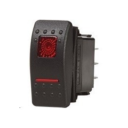 Interrupteur Contura 2 SPDT noir -