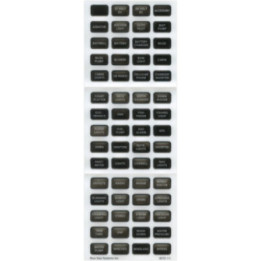 Kit d’étiquettes DC H2O Compact Noi