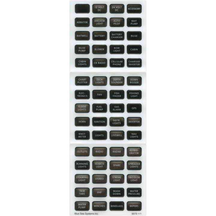 Kit d’étiquettes DC H2O Compact Noi