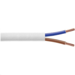 HO5VV-F 2X0.75 BLANC