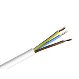Cable 3 bruns blanc  0.75
