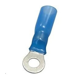 Cosse a oeil 4mm bleue thermoretrac