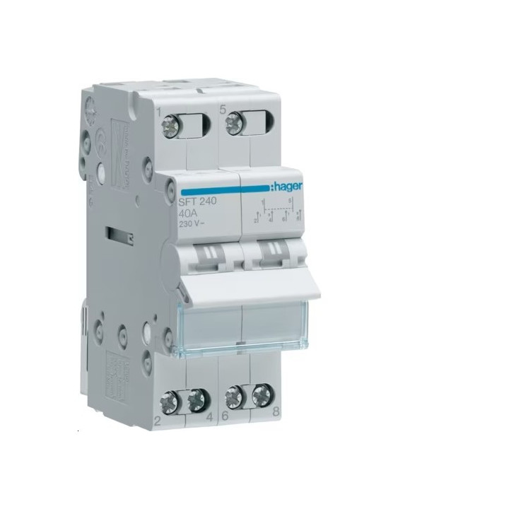INVERSEUR MODULAIRE 2 PÔLES 40A