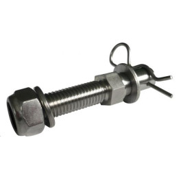 Kit attache rapide Ø 17 acier inoxy