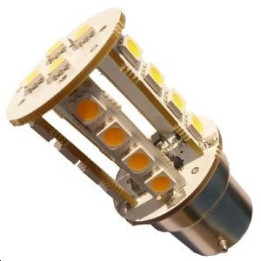 Ampoule à led 25W - BAY15D - Blanc