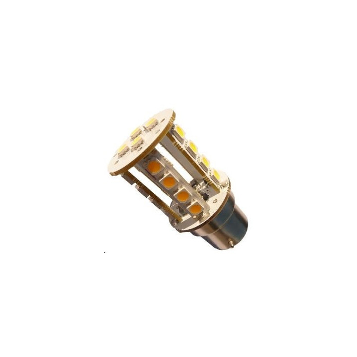 Ampoule à led 25W - BAY15D - Blanc