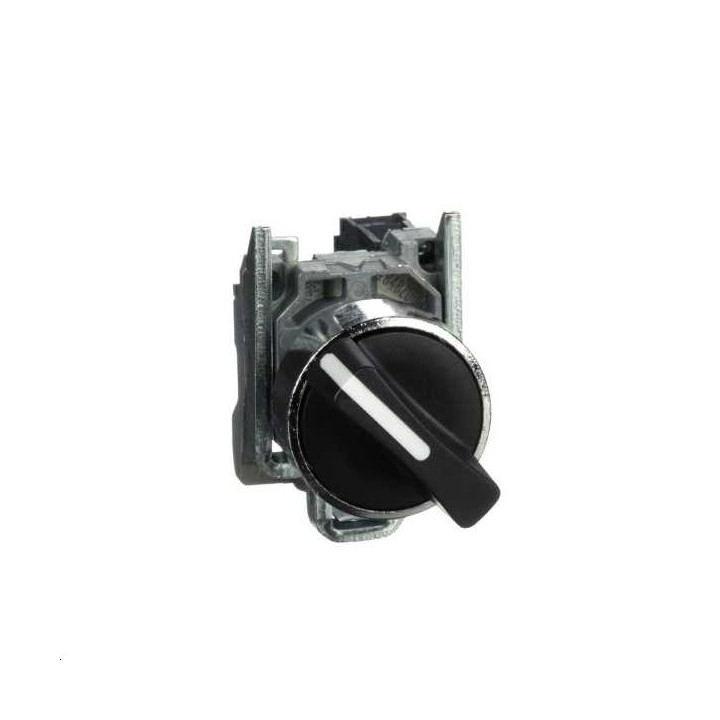 BOUTON TOURNANT NOIR D22 A MANETTE