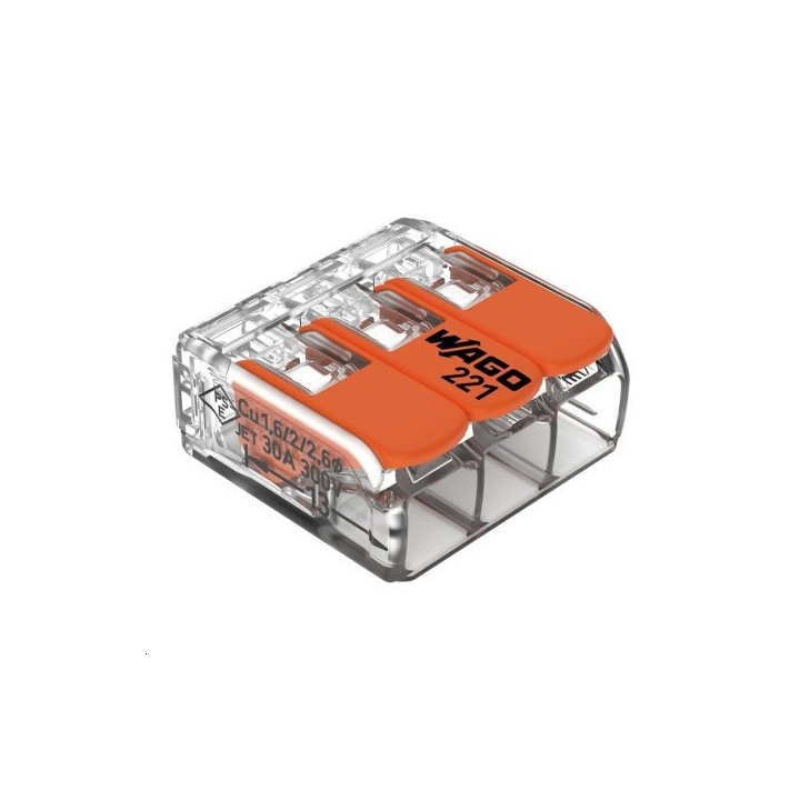 BORNE WAGO 221 3X6MM2