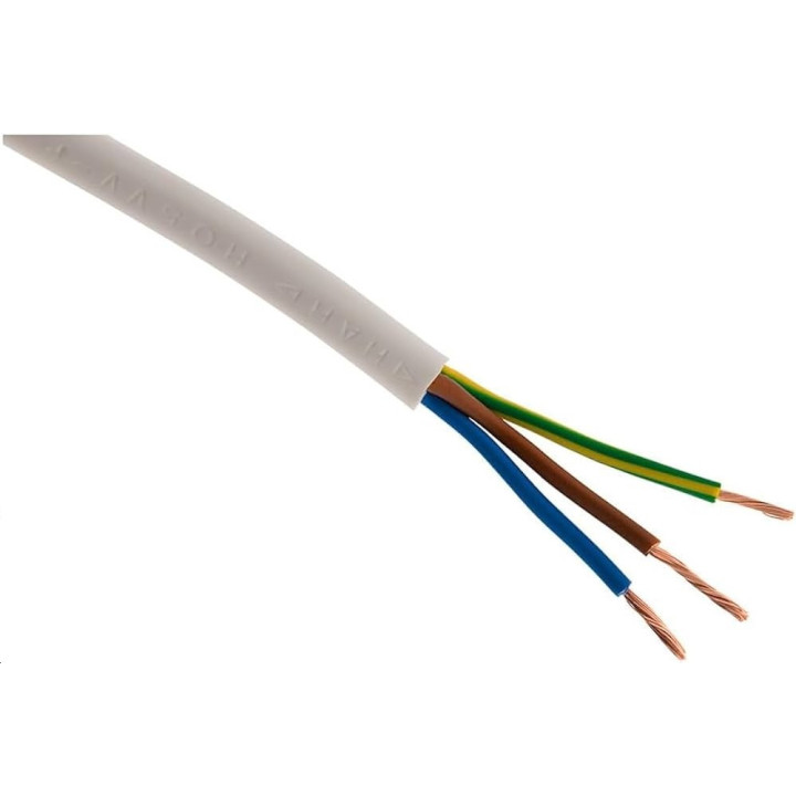 H05VV-F 3G2.5 BLANC