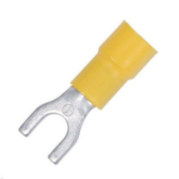 Cosse fourche 5mm jaune