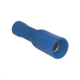 Cosse rond femelle 4mm bleue