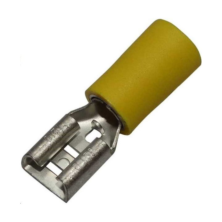 Cosse femelle non isolee jaune