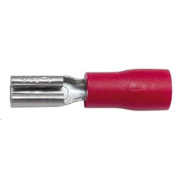 Cosse femelle non isolee rouge 2.8m